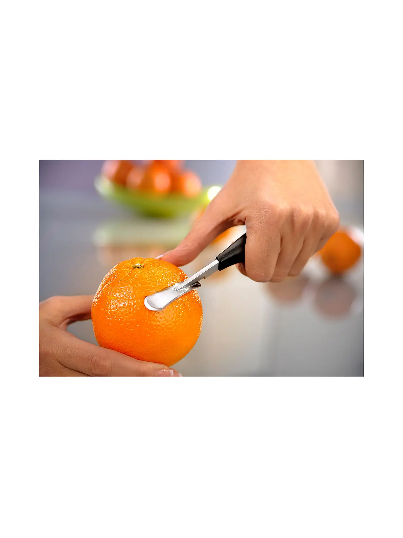GEFU | Ingwer- und Orangenschäler MELANSINA Edelstahl | 